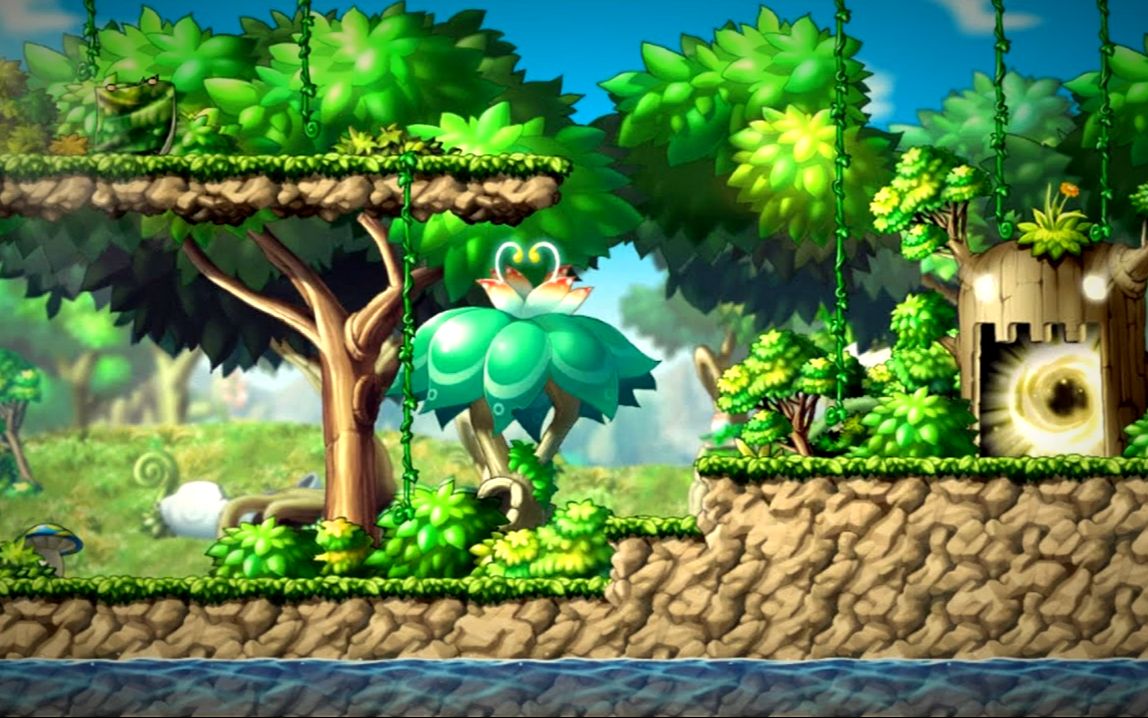 冒险岛神木村郊外bgm钢琴