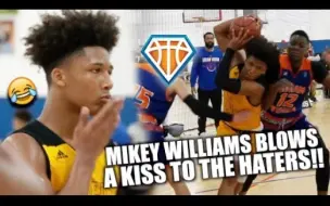 Download Video: 2023届天才Mikey Williams向对手展示野兽一面！