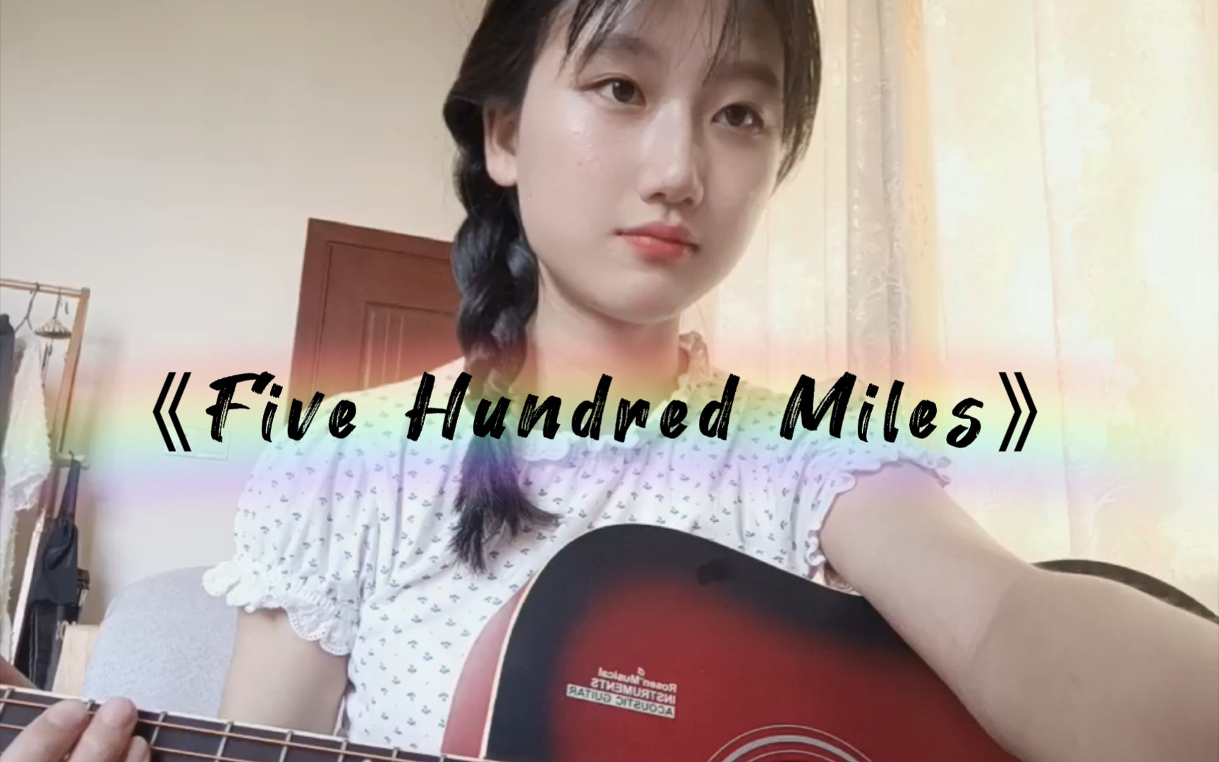 [图]吉他弹唱《Five Hundred  Miles》