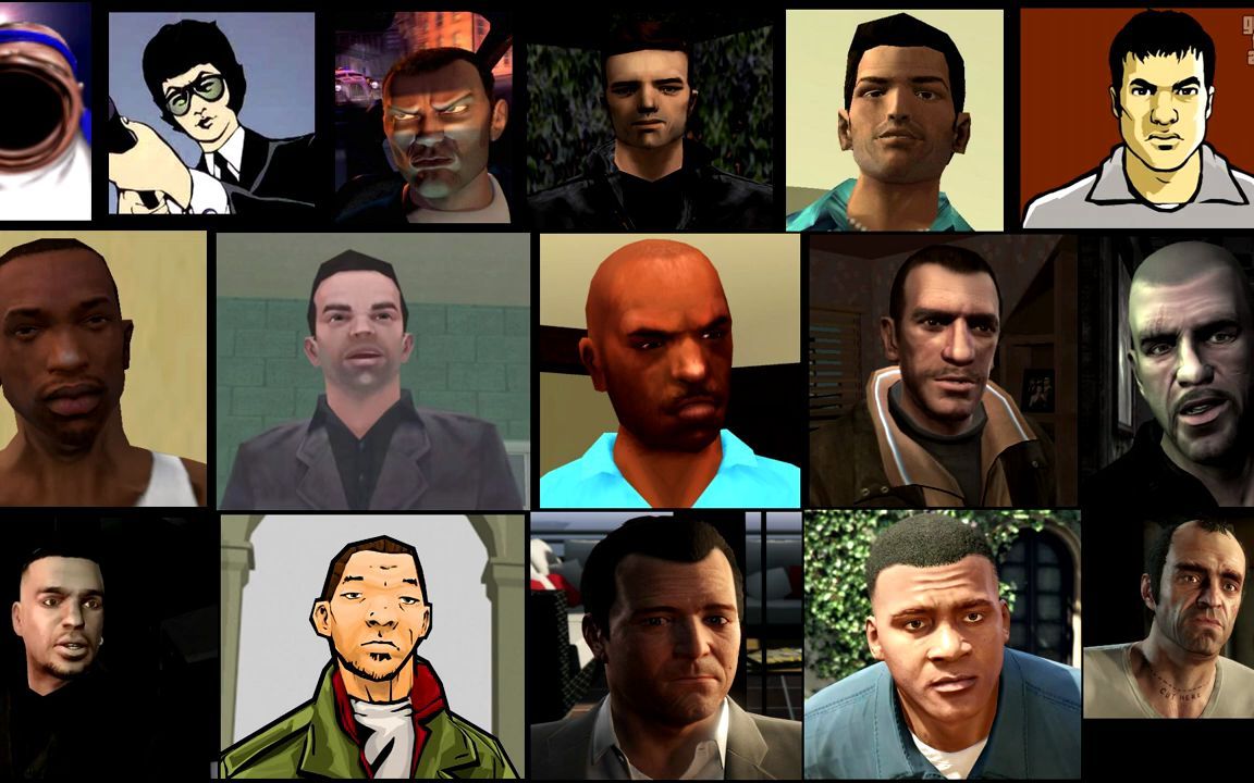 (youtube搬运)当gta全系列角色都学pop猫_gta4