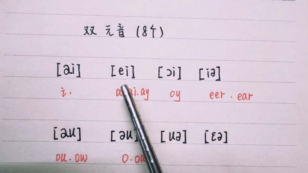 国际音标之双元音