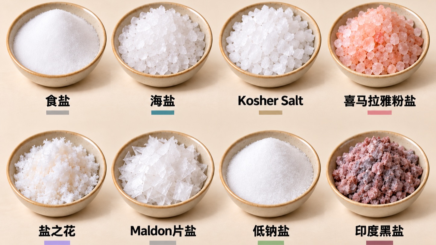 一次讲清楚10种盐：几块钱的盐和几十块的，到底差在哪？