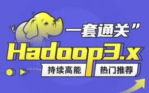 Download Video: 黑马程序员大数据Hadoop3.x全套教程，一套精通Hadoop的大数据入门教程