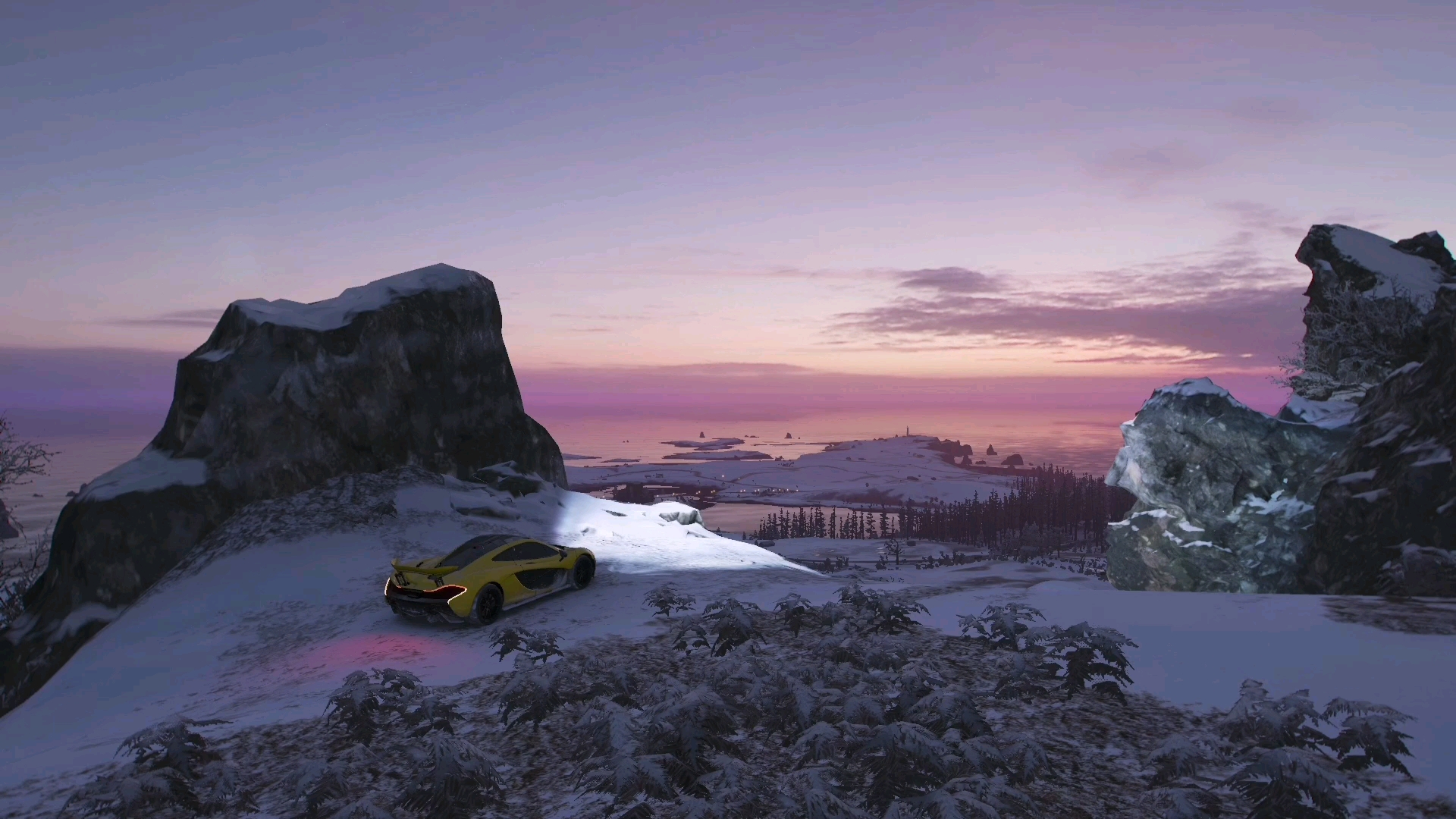 『地平线4』 累了,就停下来,看看风景,休息休息吧.