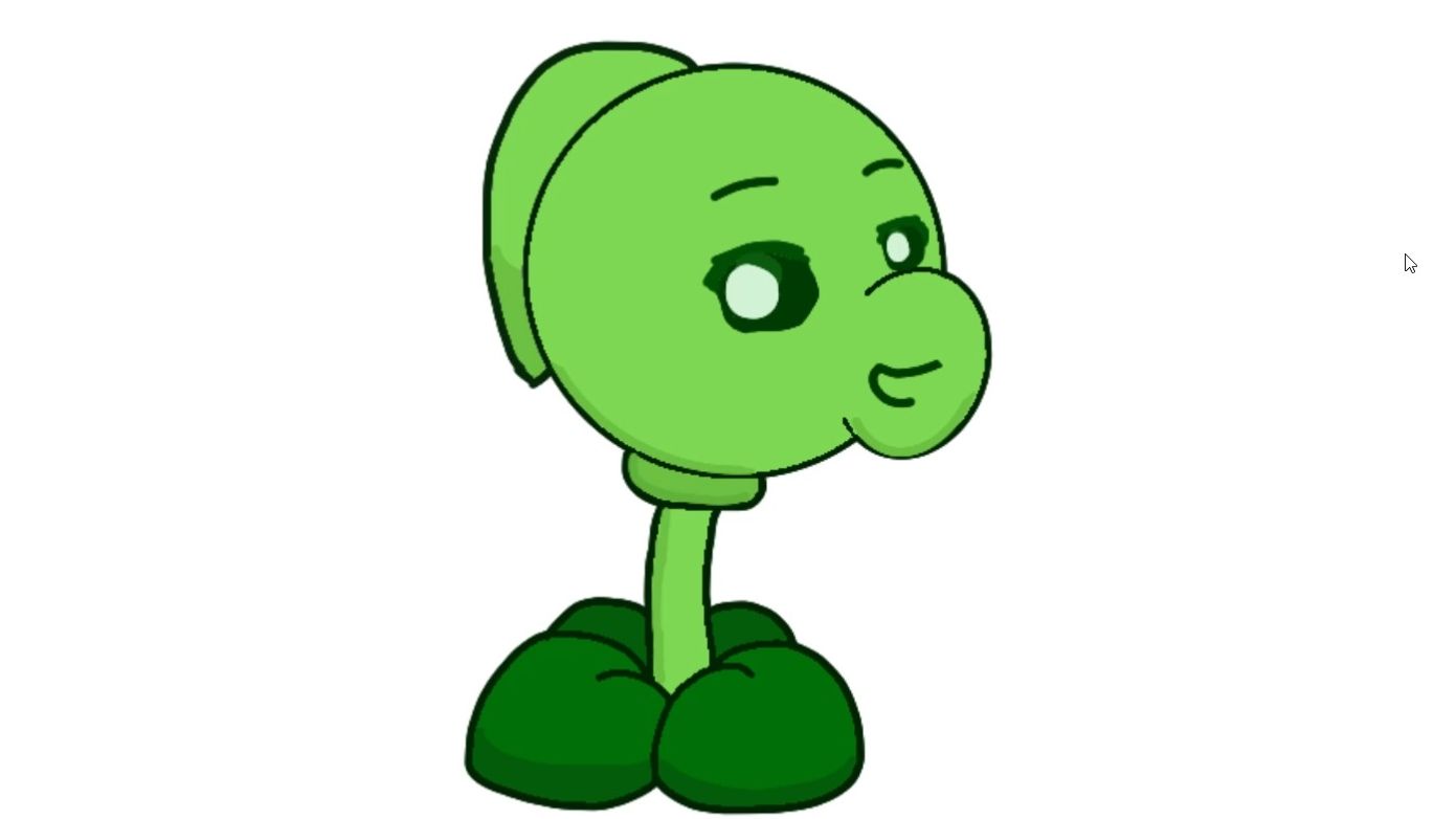 日常简单画个豌豆射手