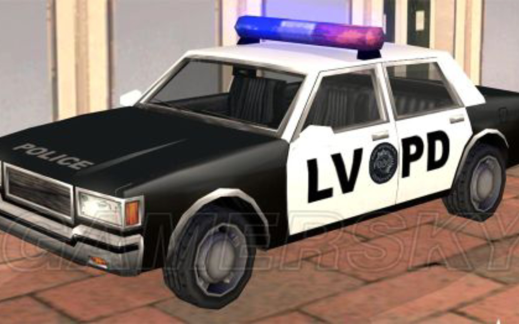 lvpd警車展示 塗裝略樂