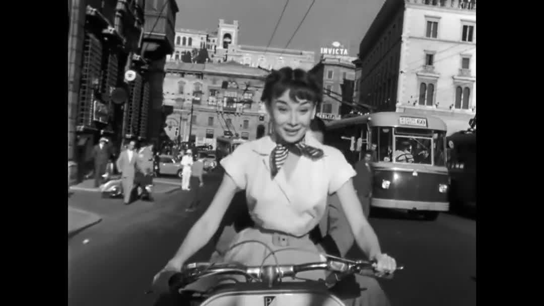 [图]【电影MV】田馥甄小幸运 MV【罗马假日】1953奥黛丽赫本