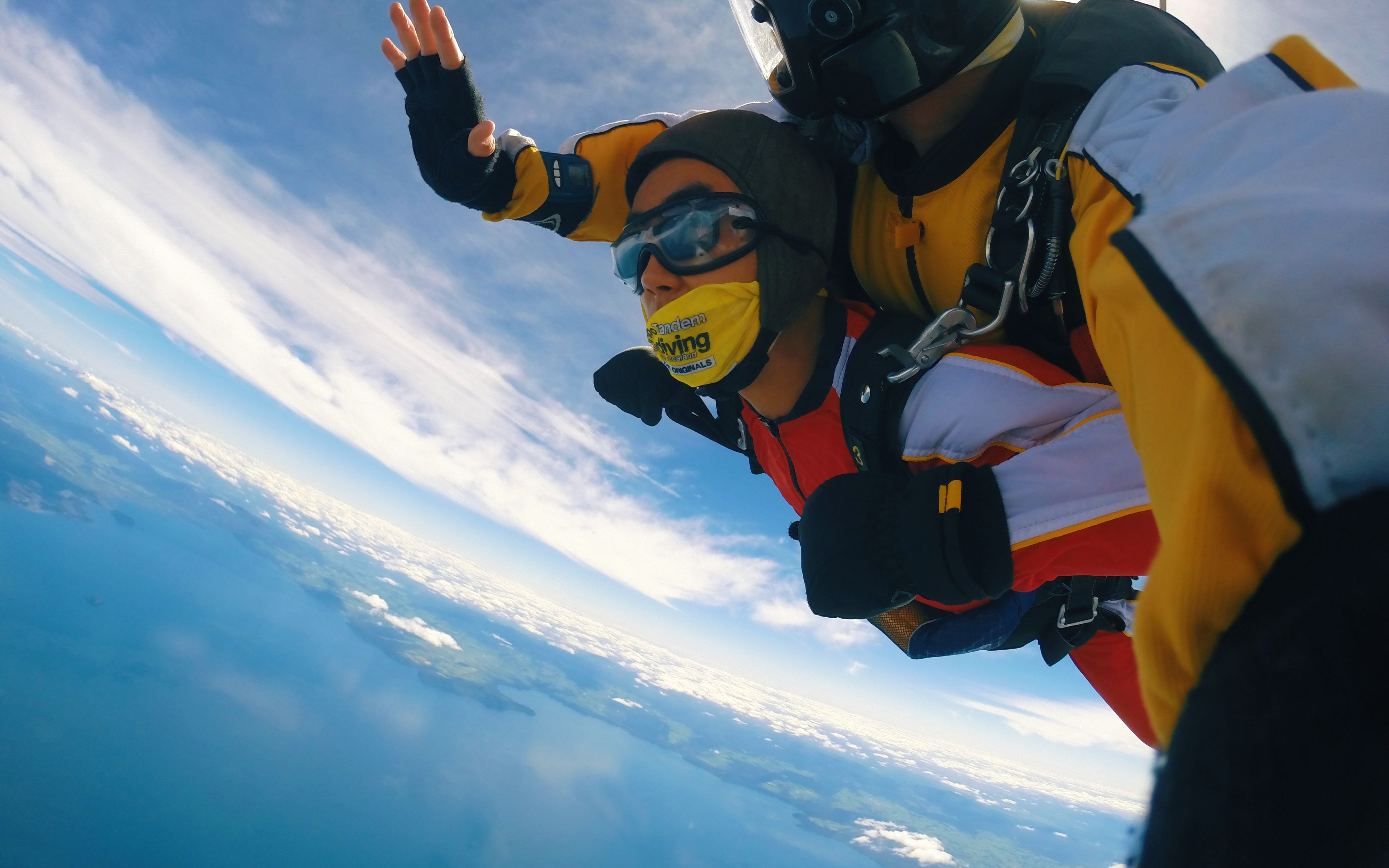 新西兰 陶波 18,500英尺 高空跳伞 sky dive from 18,500ft@taupo