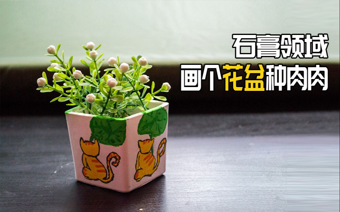 石膏领域——涂个花盆种多肉