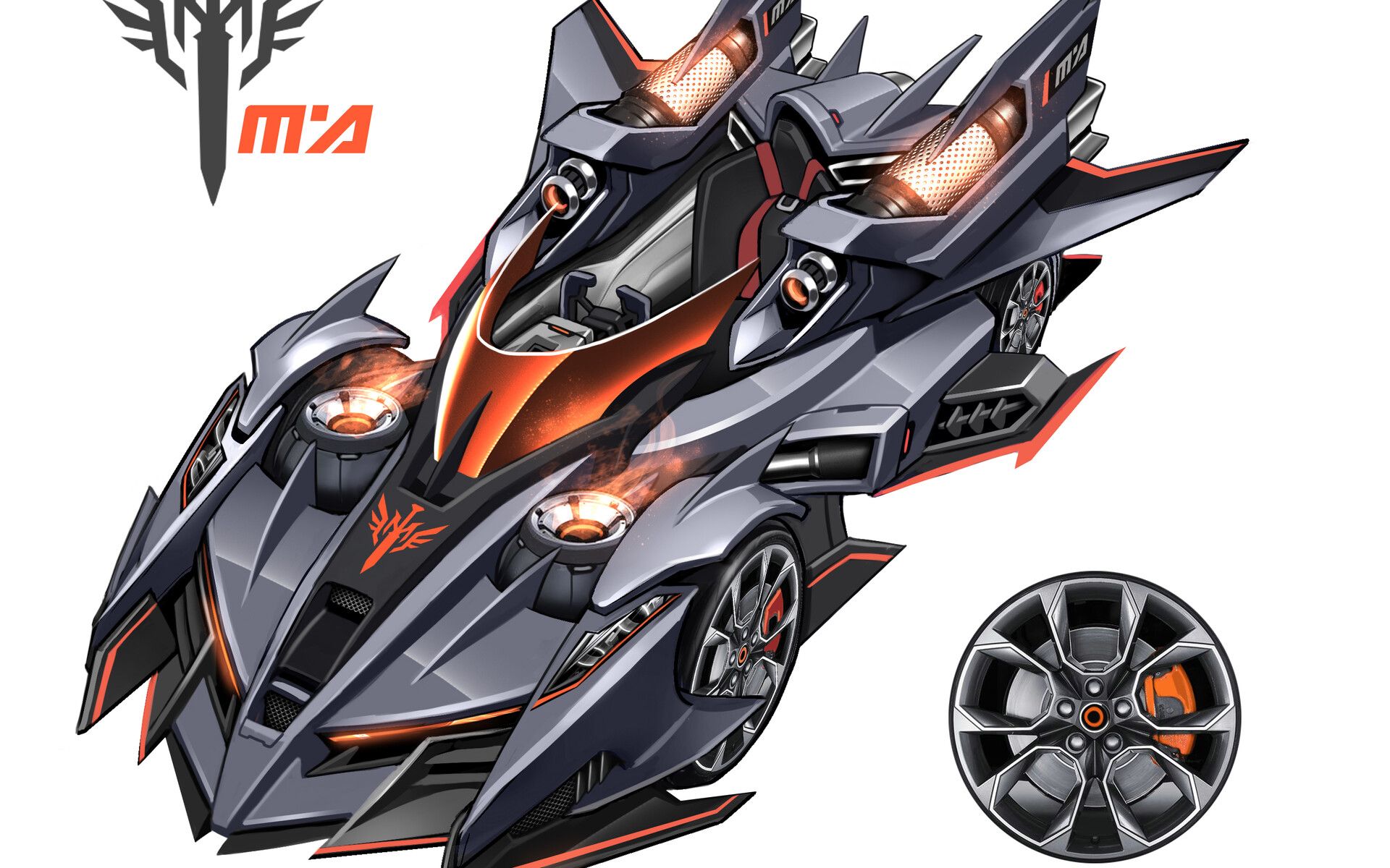 【3dmax建模】业内大佬3小时教会你次世代"qq飞车"模型制作,建模思路