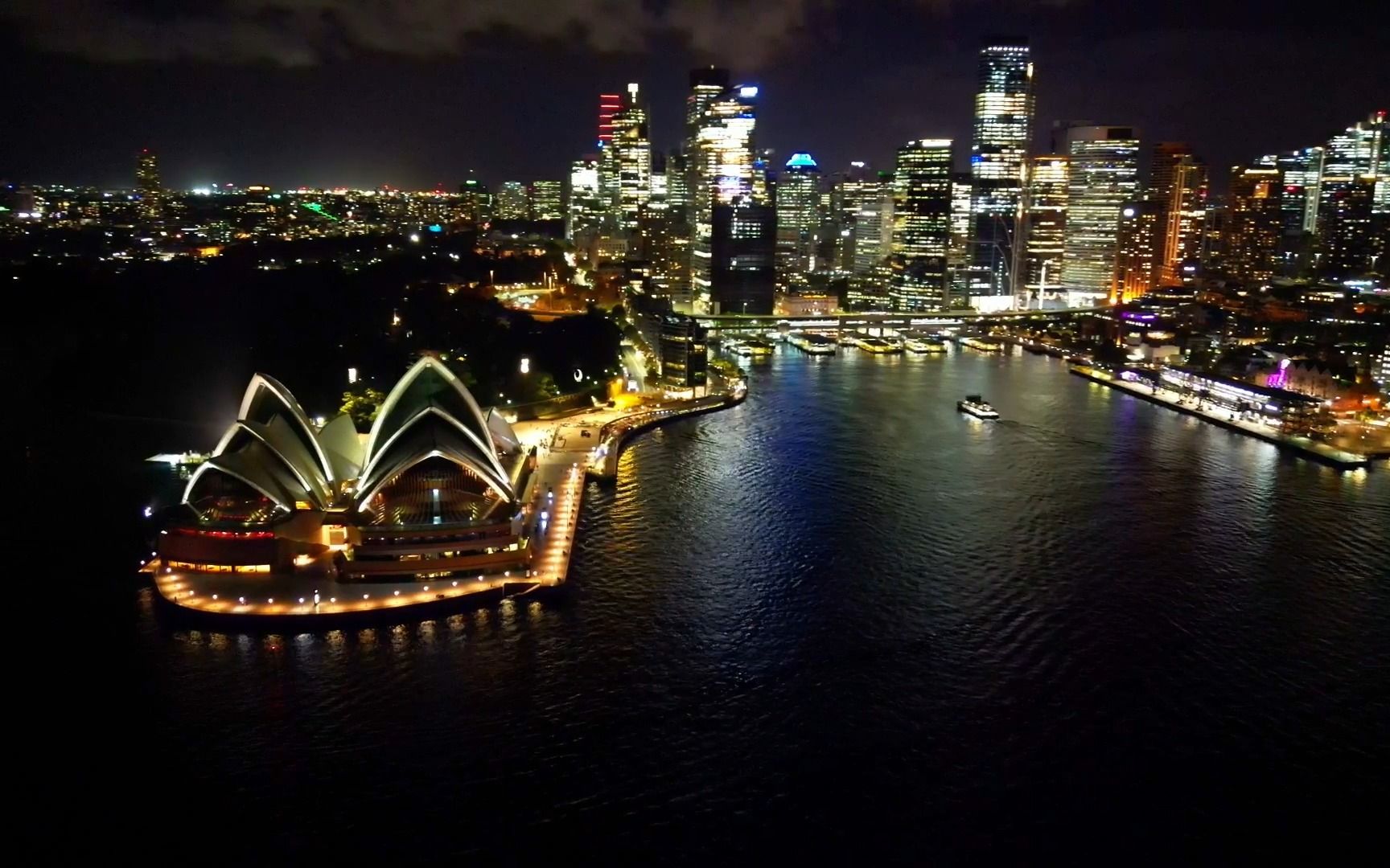 悉尼夜景|大疆航拍