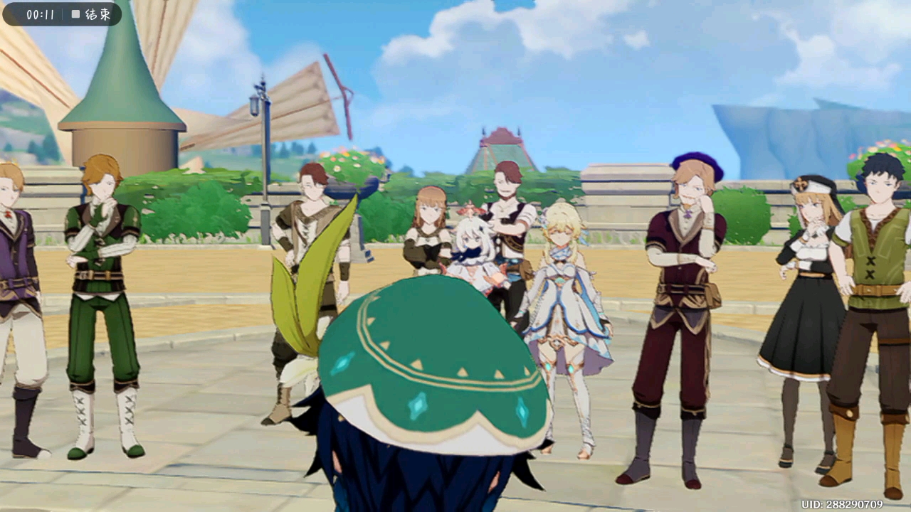 【原神/荧视角/日配】温迪正式露面