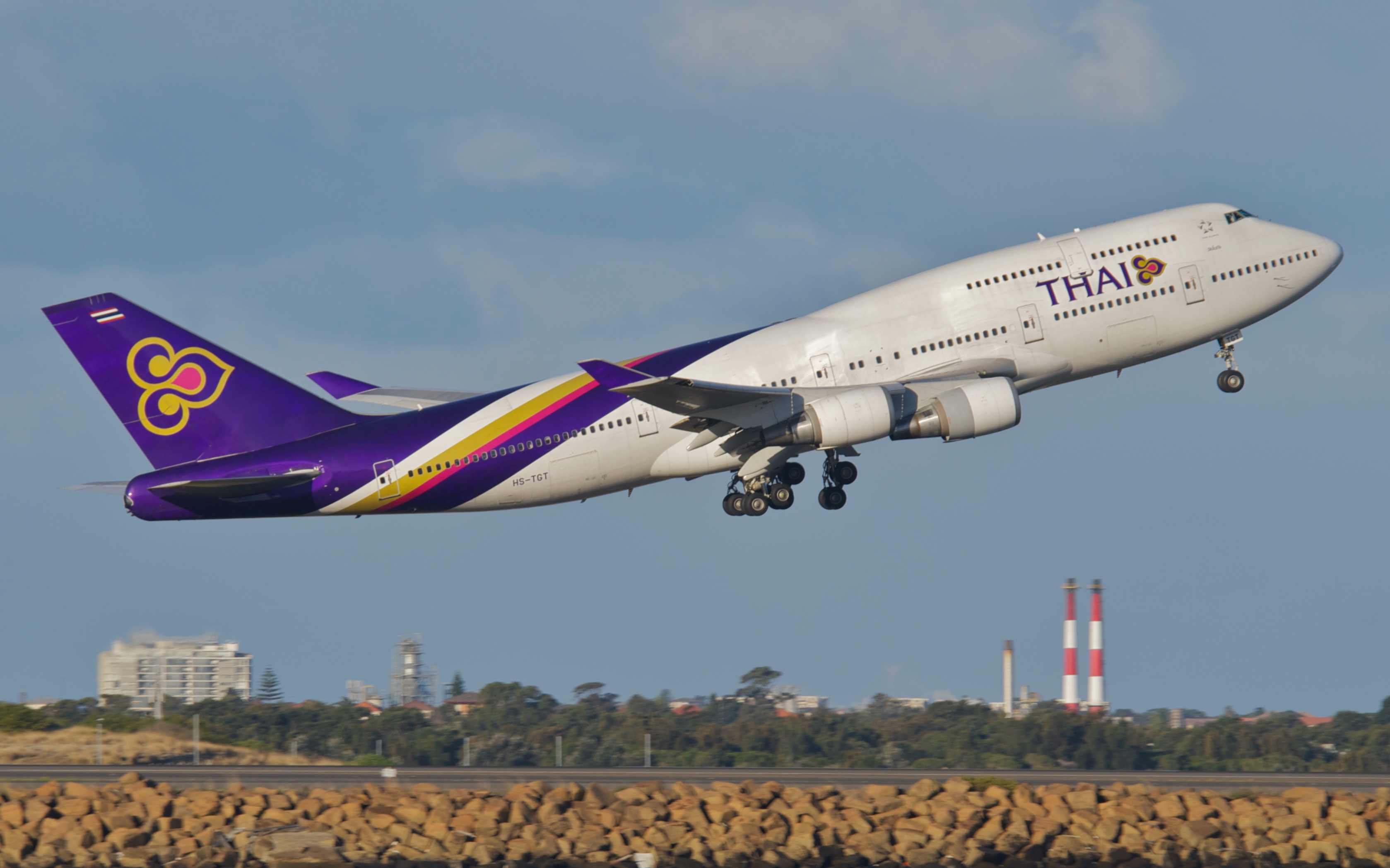 泰国航空tg682曼谷东京波音747400经济舱体验