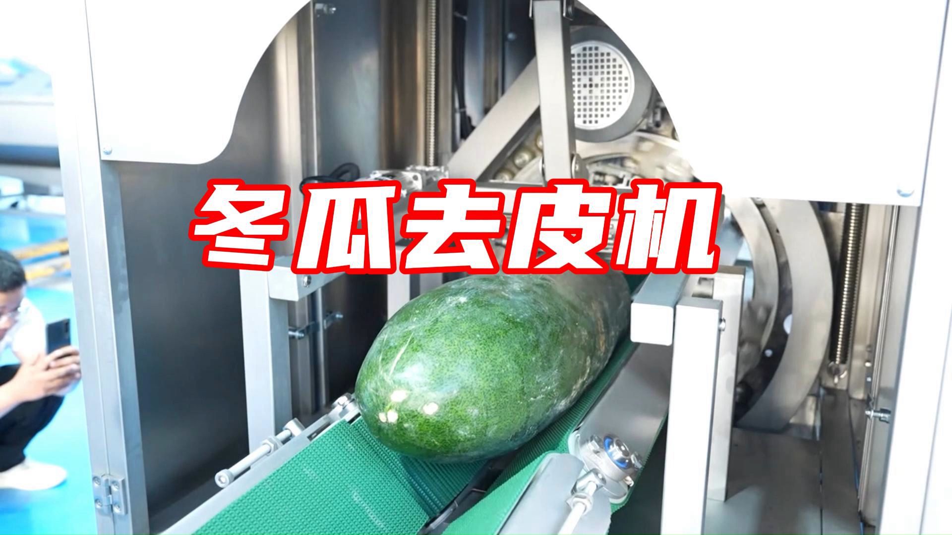 卧式冬瓜去皮机大型自动冬瓜削皮机