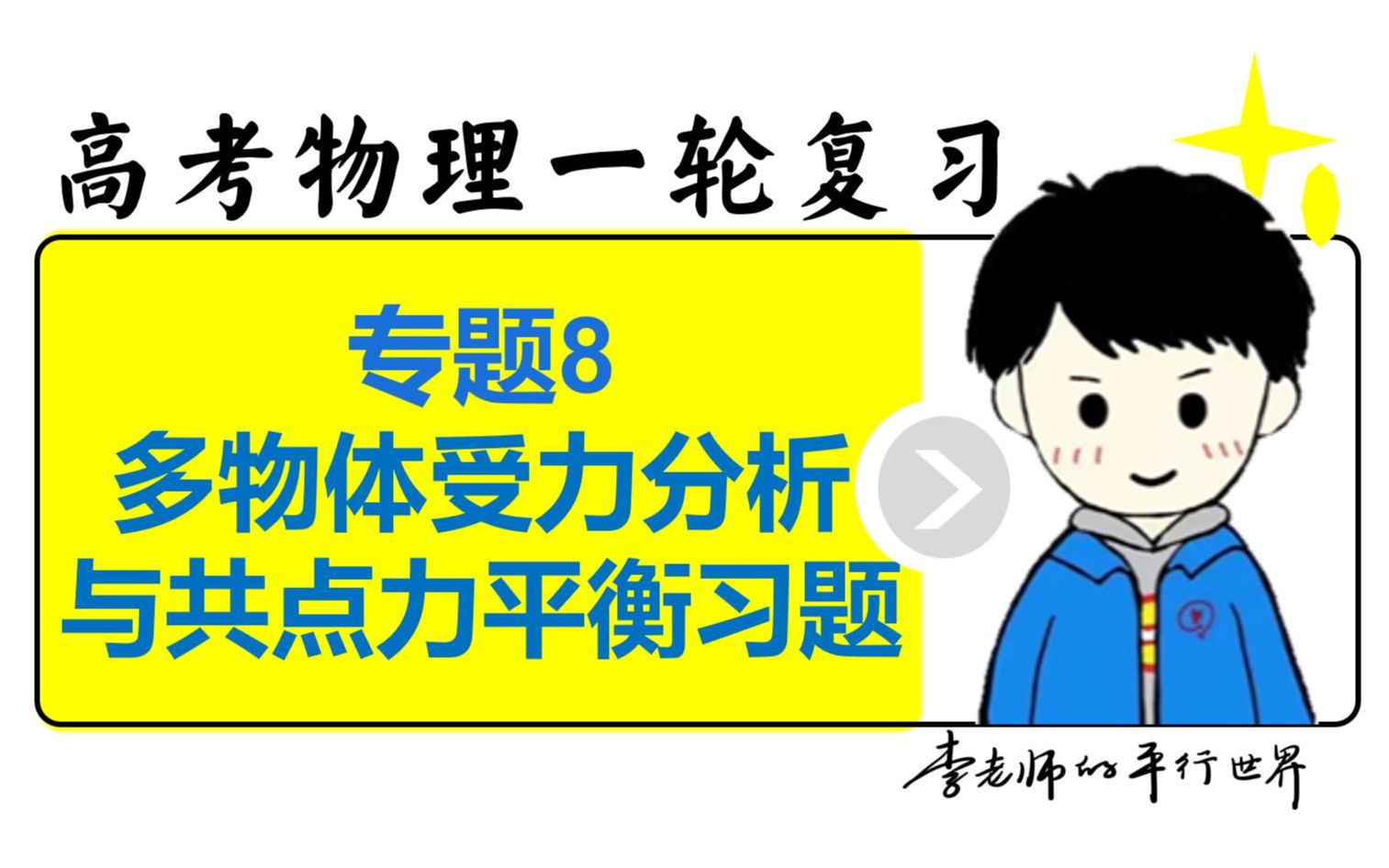 [图]专题8 多物体受力分析与共点力的平衡习题