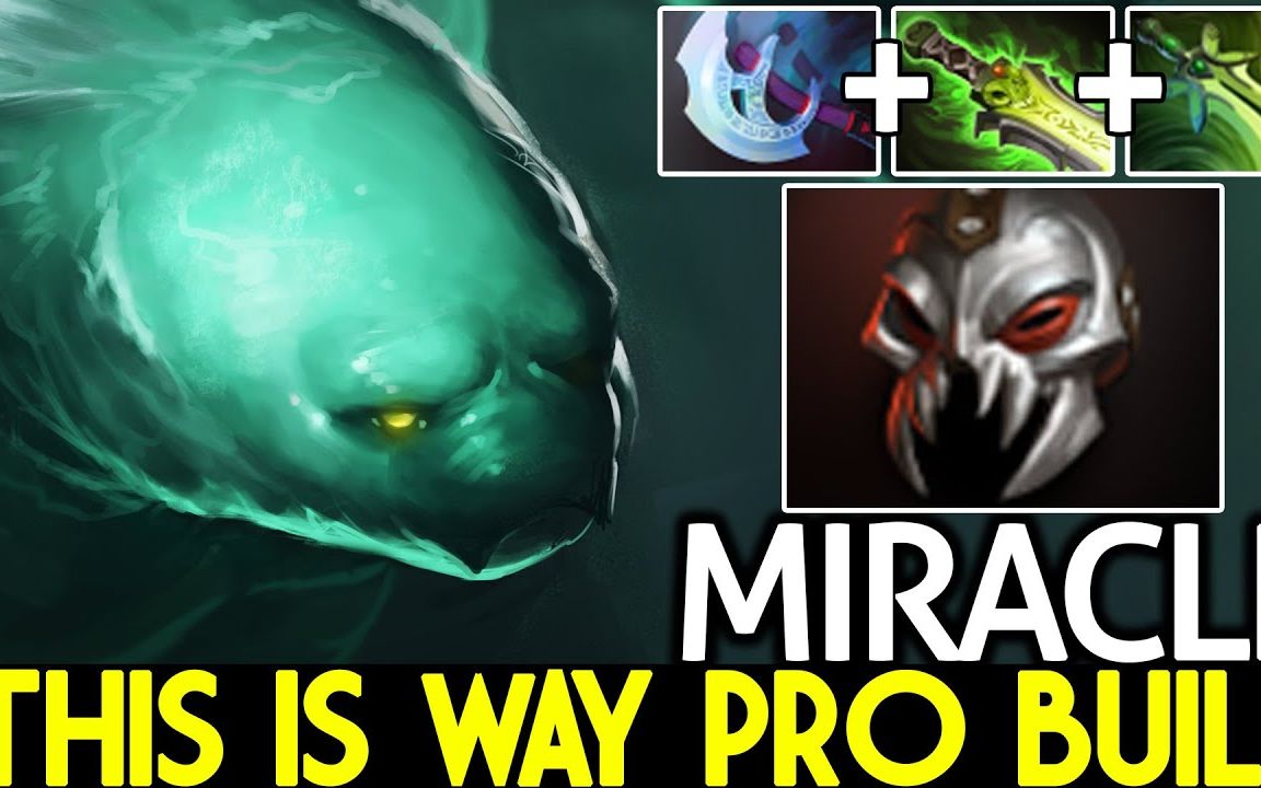 【dota2】miracle-&水人this is way pro build insane full agility