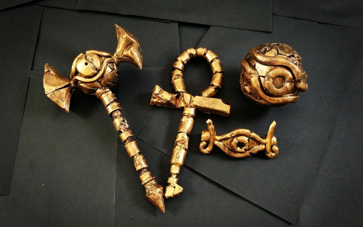 风之伊:简单几步做好游戏王千年神器之千年钥匙_哔哩哔哩 (゜-゜)つロ