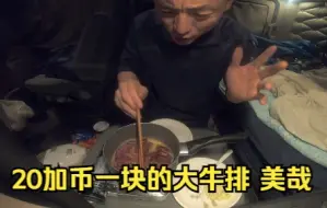 Descargar video: 坐在卡车里来顿牛排夜宵 20刀一块的大肉排美滋滋