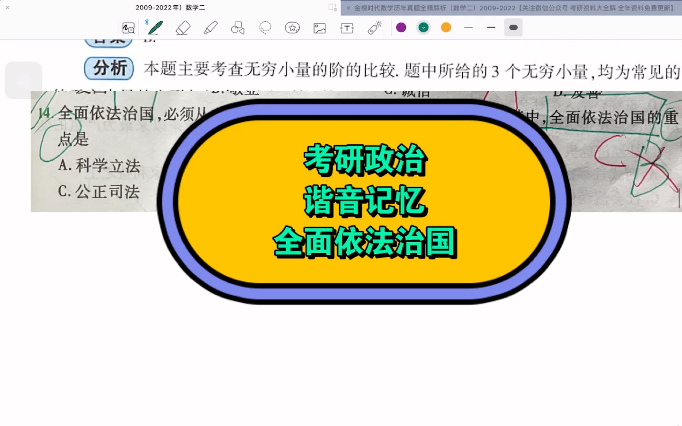 考研政治谐音记忆全面依法治国哔哩哔哩bilibili