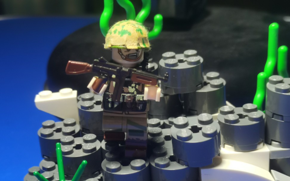 乐高moc二战美军人仔