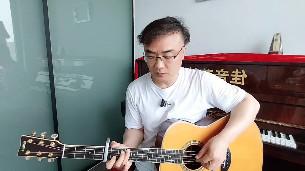 《水中花》,吉他弹唱:徐建顺