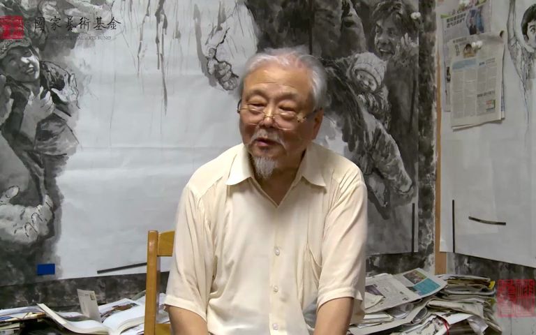 戴敦邦(1938—),中国著名国画家,号民间艺人,江苏镇江丹徒人,现居上海