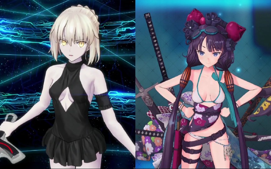 『fgo街机』泳装新英灵 葛饰北斋 水黑呆