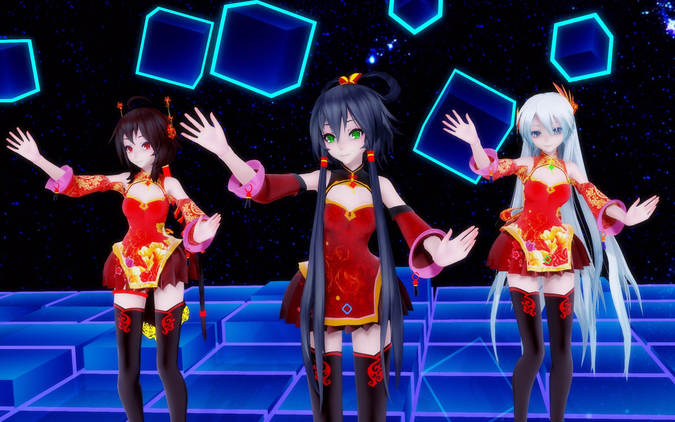 [图][MMD]神谕法则（元旦快乐！）P2竖屏