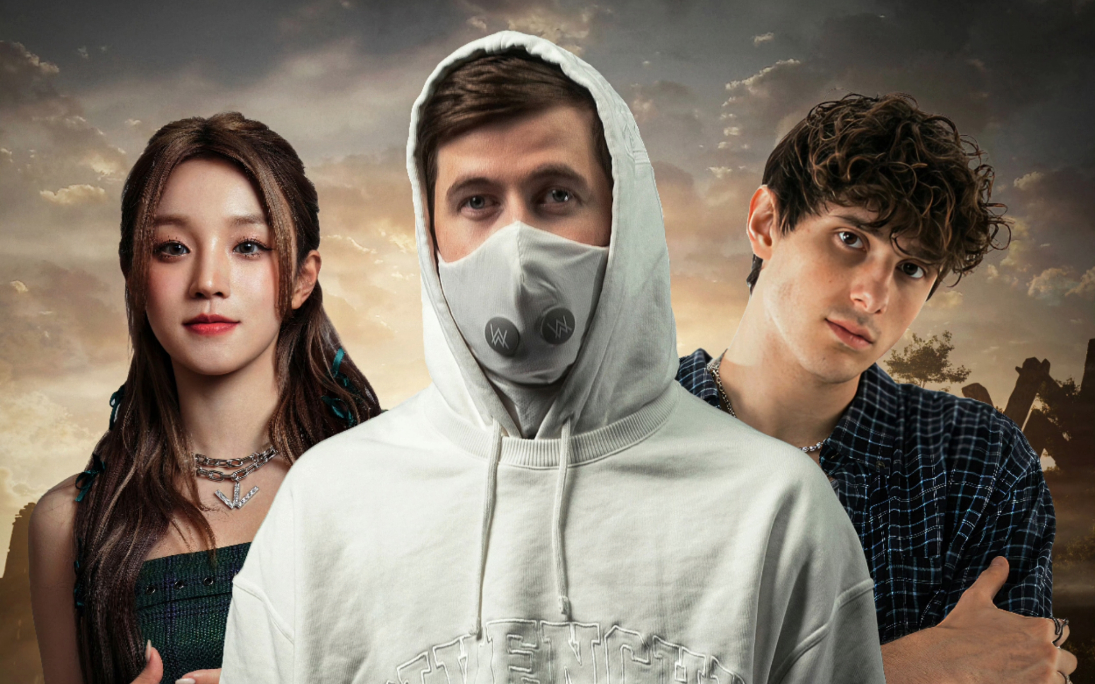 艾伦·沃克官宣×宋雨琦×jvke新歌fire合作,期待住了