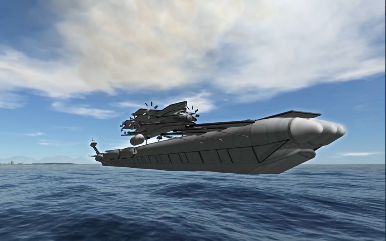 坎巴拉太空计划:联合航空母舰任务!两位ksp大佬的合作!