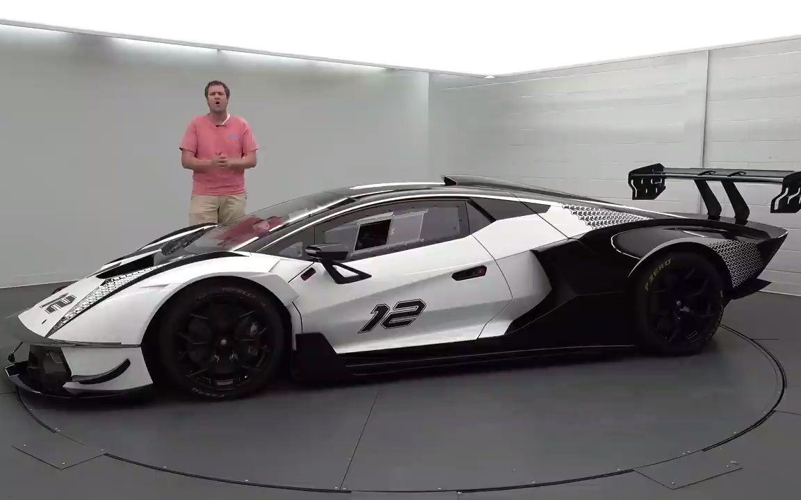 兰博基尼essenza scv12是一辆价值350万美元的赛道超级跑车