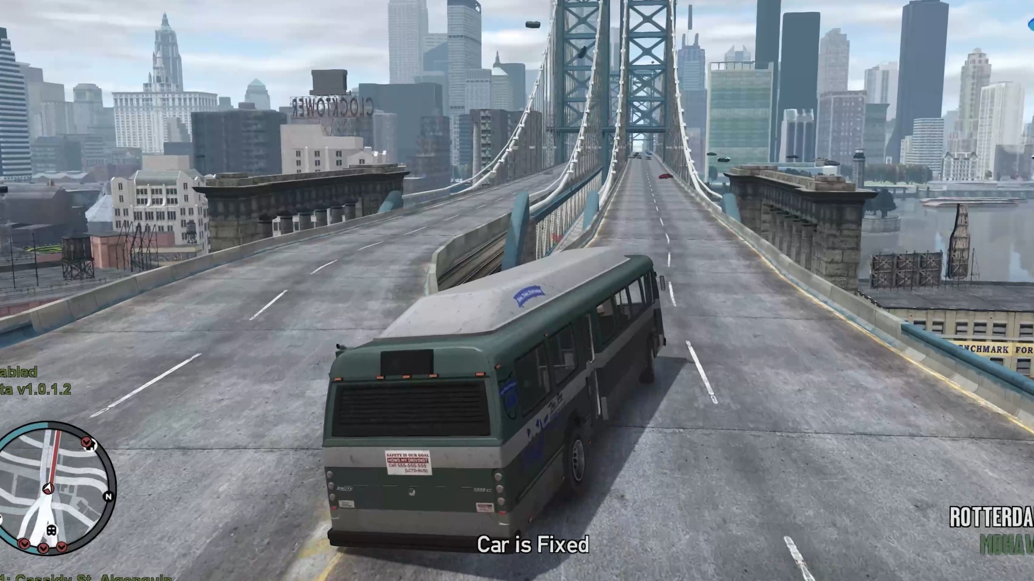 【gta4】公交车能否在车速999999的车流中把乘客送到墓地地?