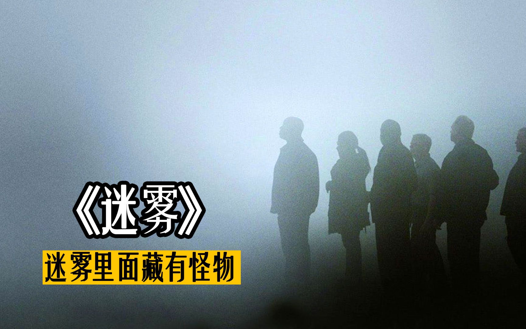 迷雾淹没城市,里面有怪物袭击人,来自未知的恐惧_哔哩哔哩_bilibili