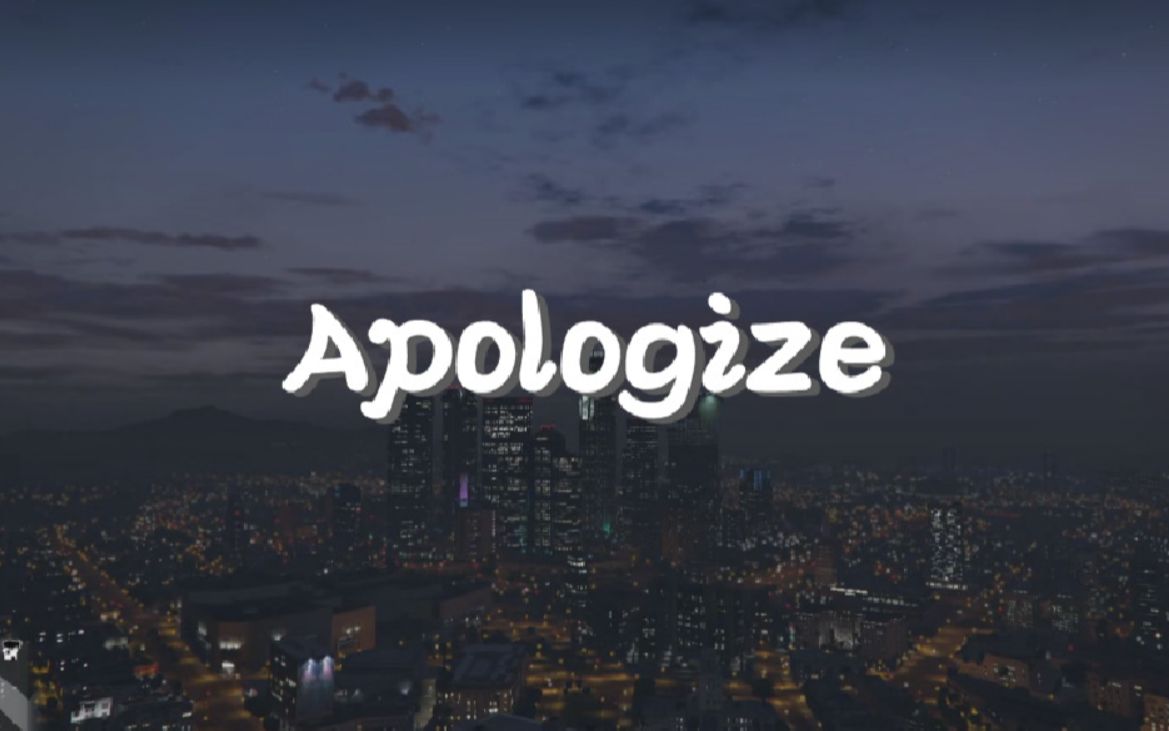 【玫瑰先生】Apologize哔哩哔哩bilibili