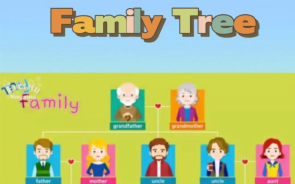 Family Tree最详细讲解|梳理家庭成员哔哩哔哩bilibili