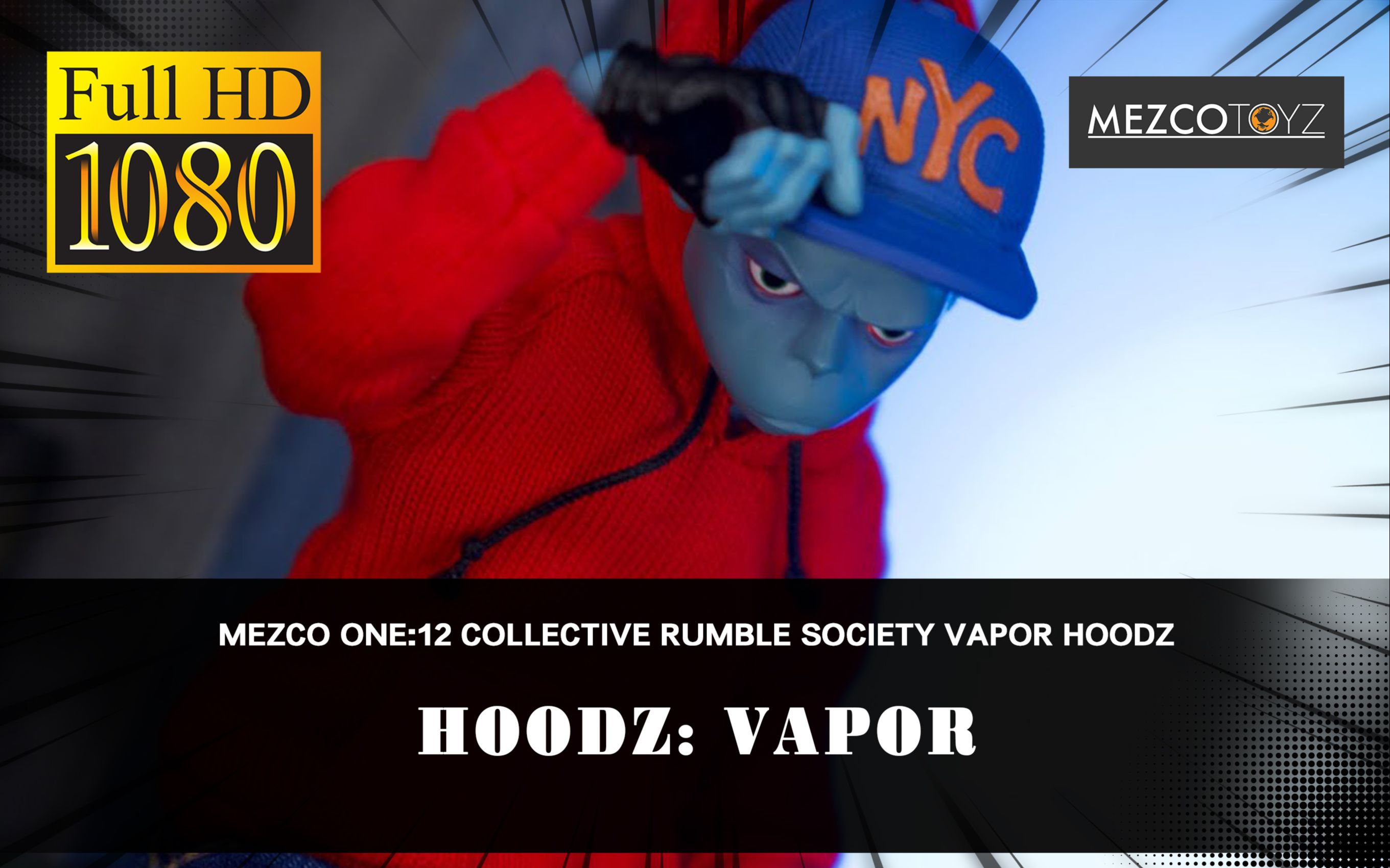 [图]【转载·开箱】Mezco One12 蚂蚁 街头涂鸦 Hoodz Vapor 嘻哈小子 可动人偶 开箱测评