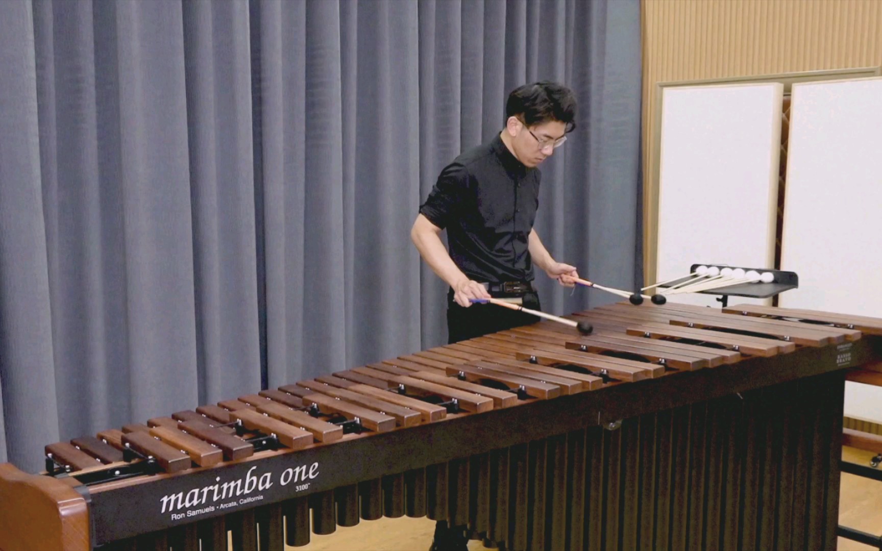 马林巴必考曲目巴赫无伴奏组曲nr.3 bwv1009