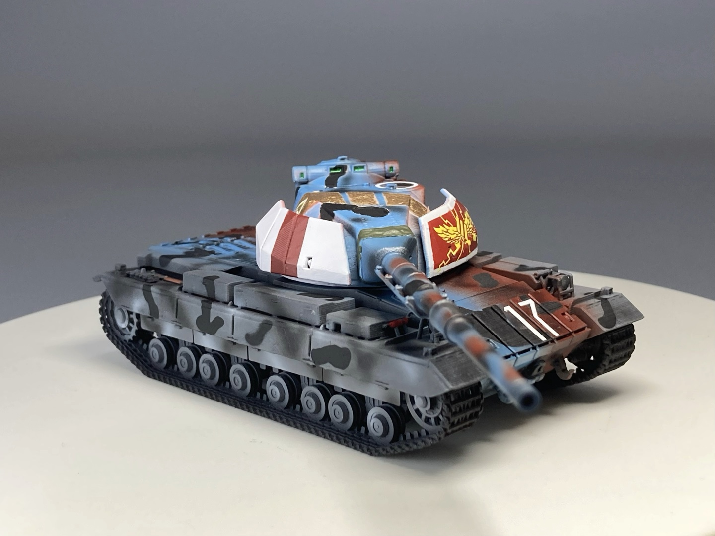 1/72手工制作一辆超级征服者"帝王"模型