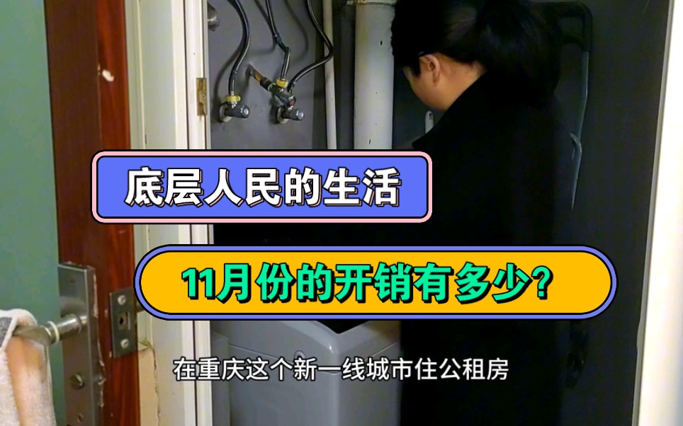 一家三口在重庆住公租房,11月份的花销有多少?不算不知道,一算吓一跳,比想象中多太多了哔哩哔哩bilibili