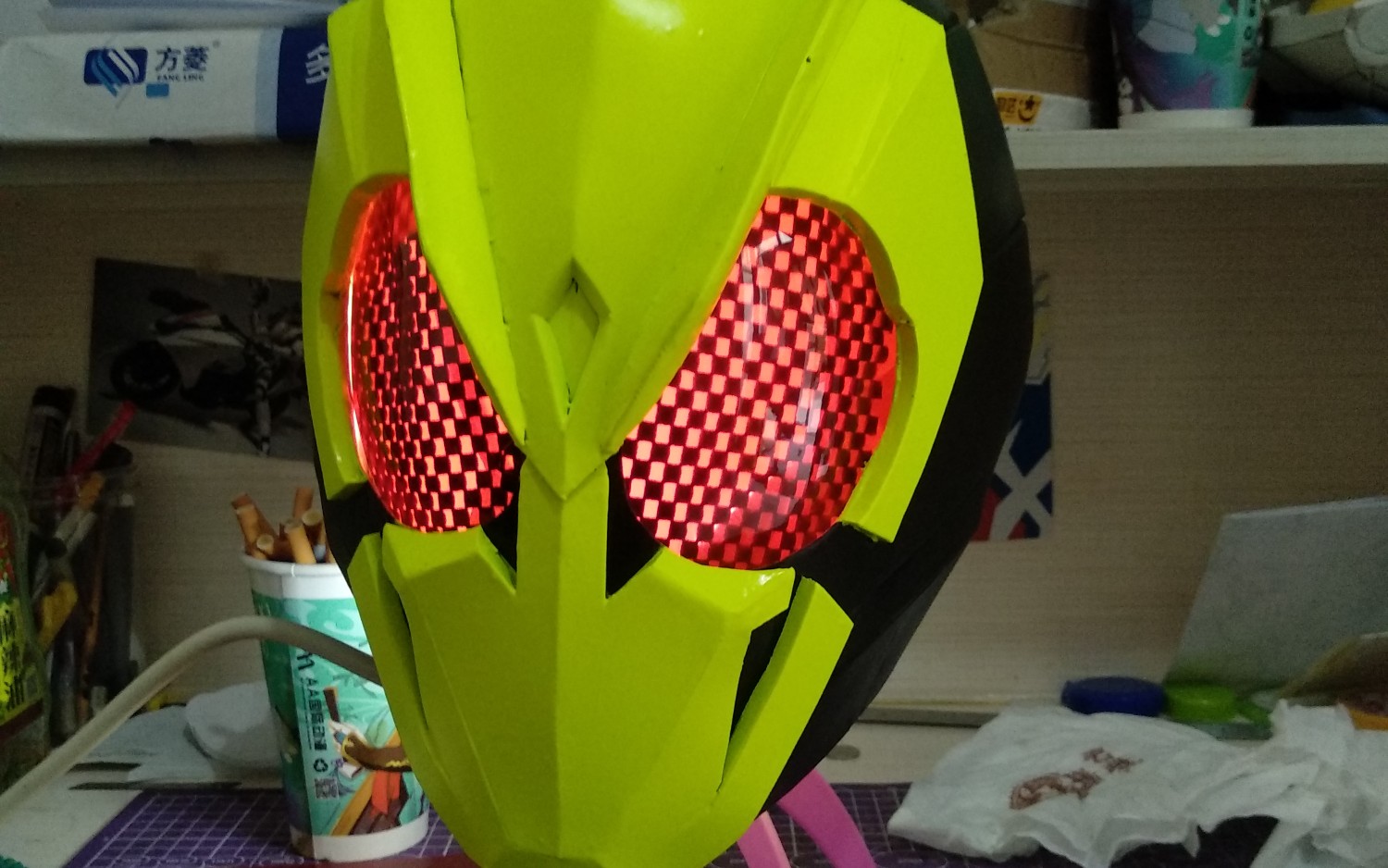 假面骑士zero one 皮套头盔先行制作_哔哩哔哩_bilibili