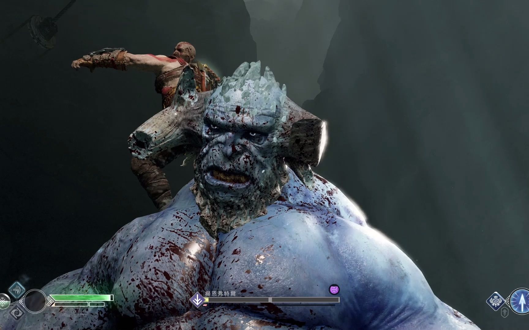战神4:奎爷击杀寒冰巨人