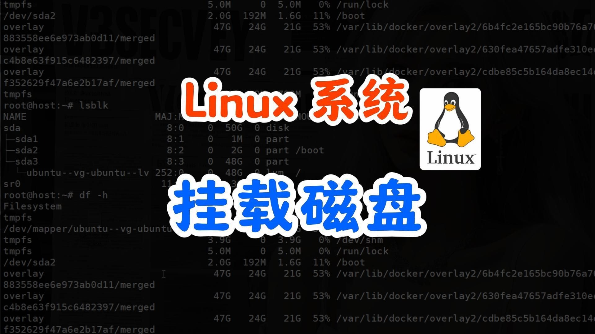 Linux系统挂载磁盘