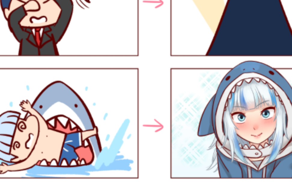 被鲨鱼咬了之后变成了女孩子