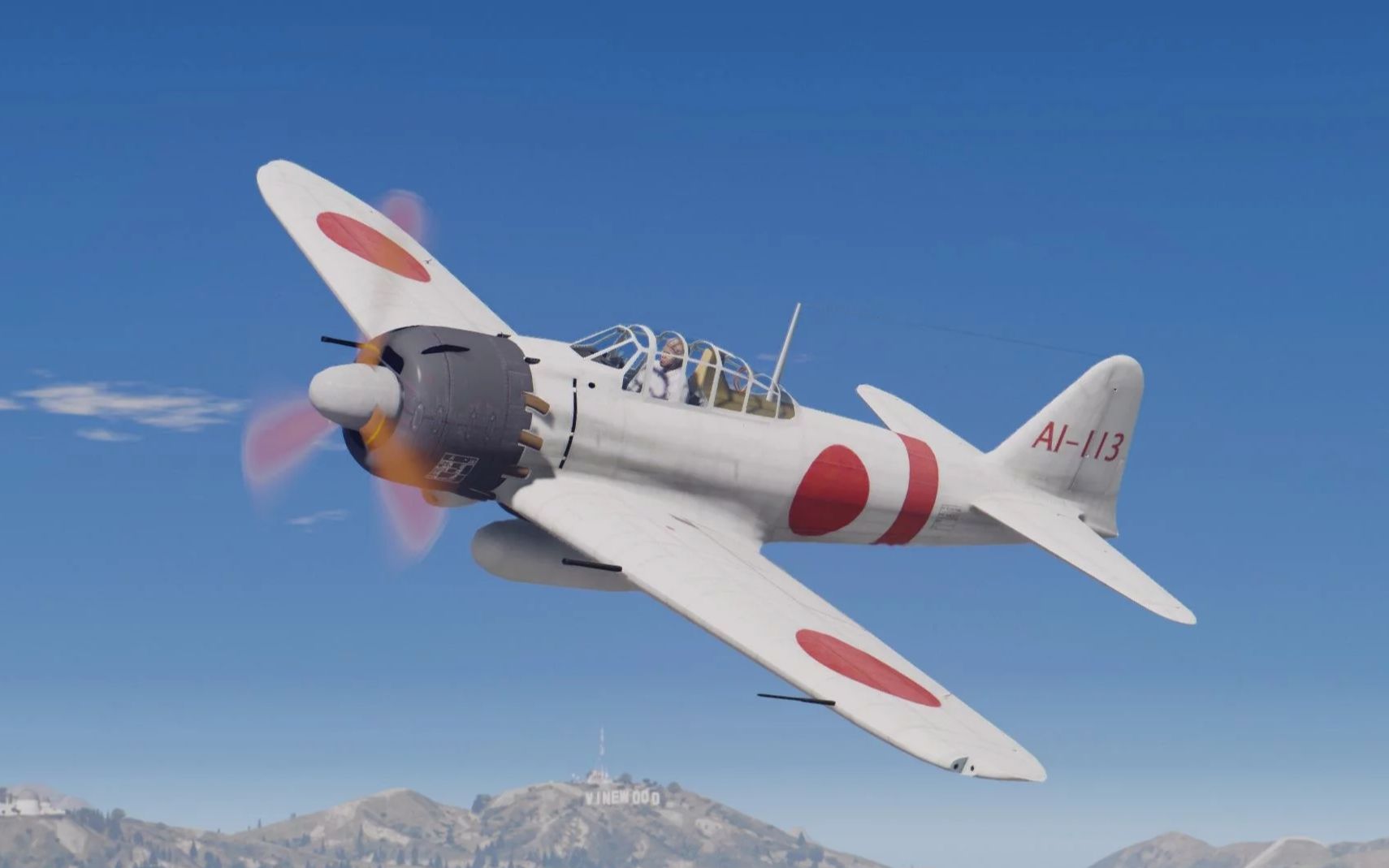 日本零式战斗机初期图片