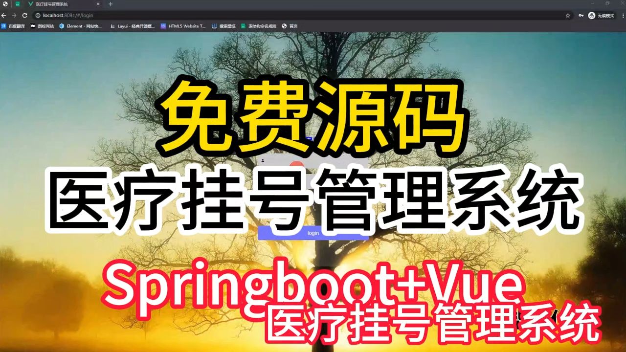 【免费源码】毕业设计课题 springboot+vue 医疗挂号管理系统 远程部署调试 开题报告哔哩哔哩bilibili