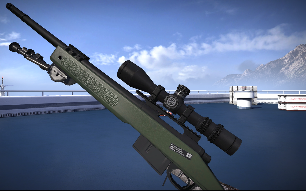 终极巨帅气的m40a5黑色小队m40a5狙击步枪简单预览