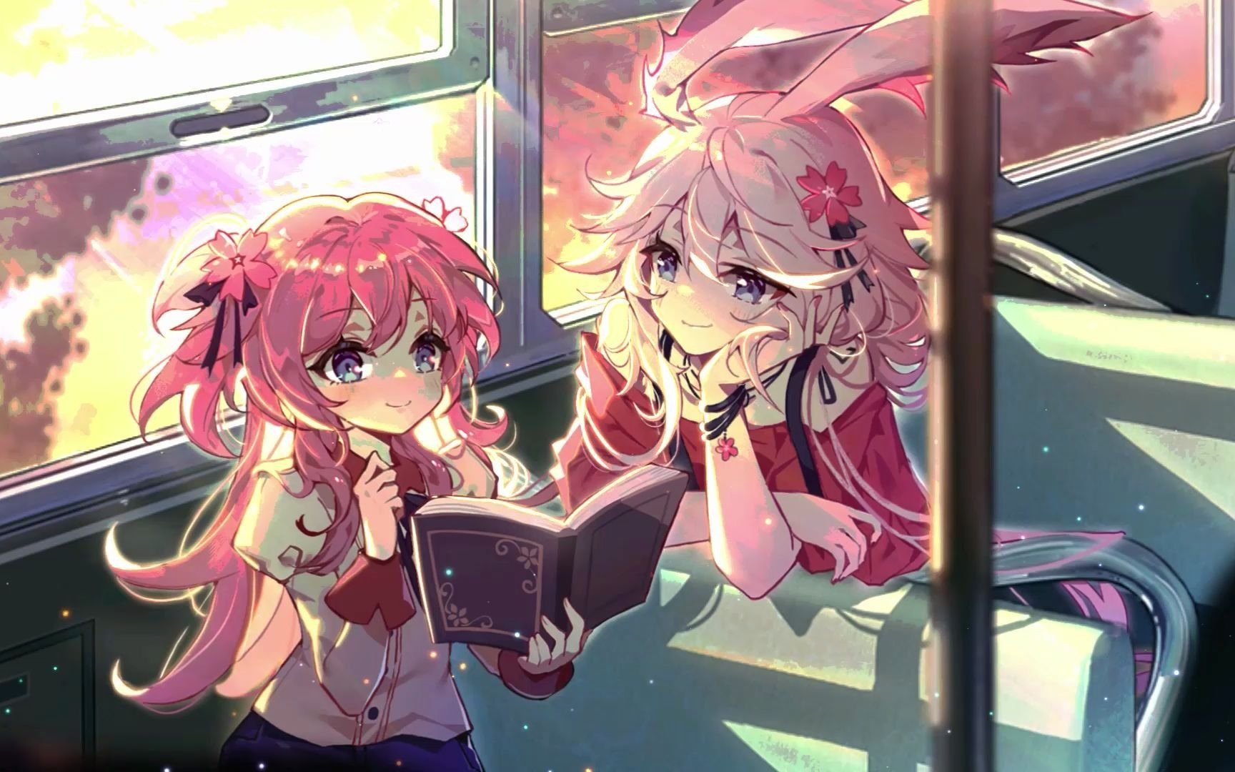 崩坏学园2,八重姐妹动态壁纸(二)_哔哩哔哩_bilibili