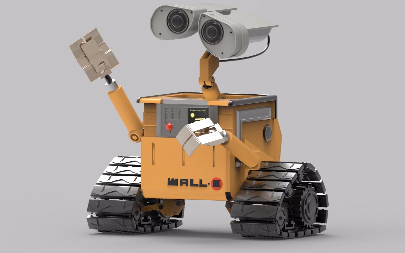 3dmax制作瓦力机器人全过程原来建模如此好玩