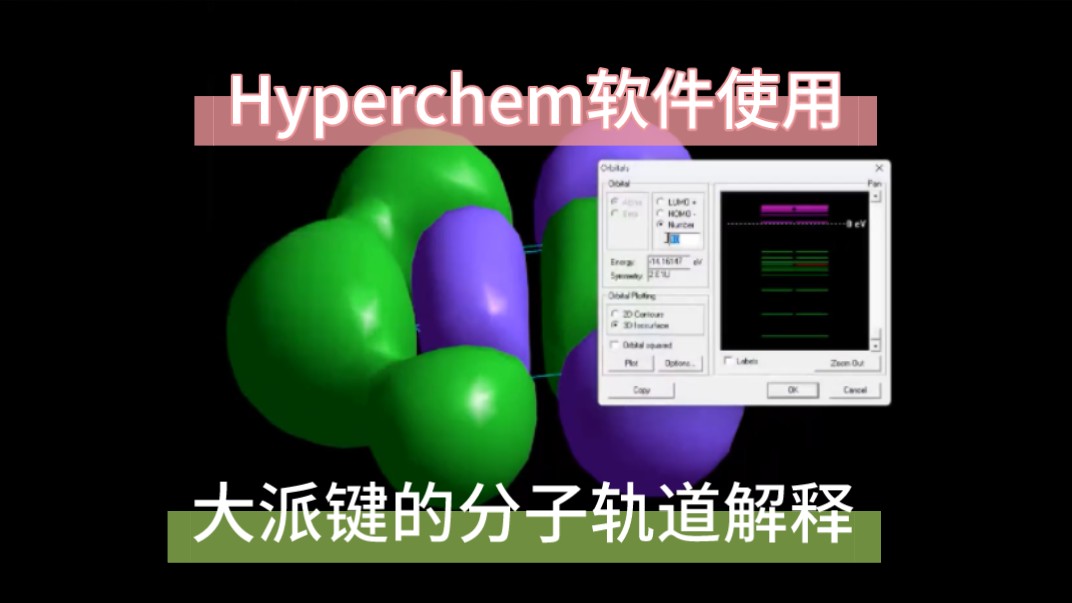 利用计算软件探索大派键的真面目——分子轨道理论这样解释离域派键哔哩哔哩bilibili