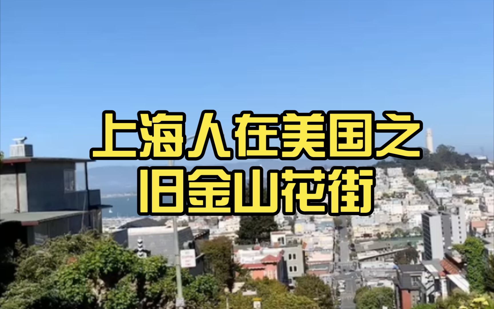 上海人在旧金山花街开车旧金山最美街道哔哩哔哩bilibili